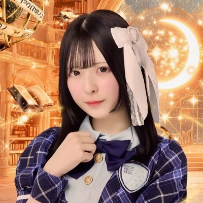 藍色アステリズム月乃りなの公式Xプロフィール写真