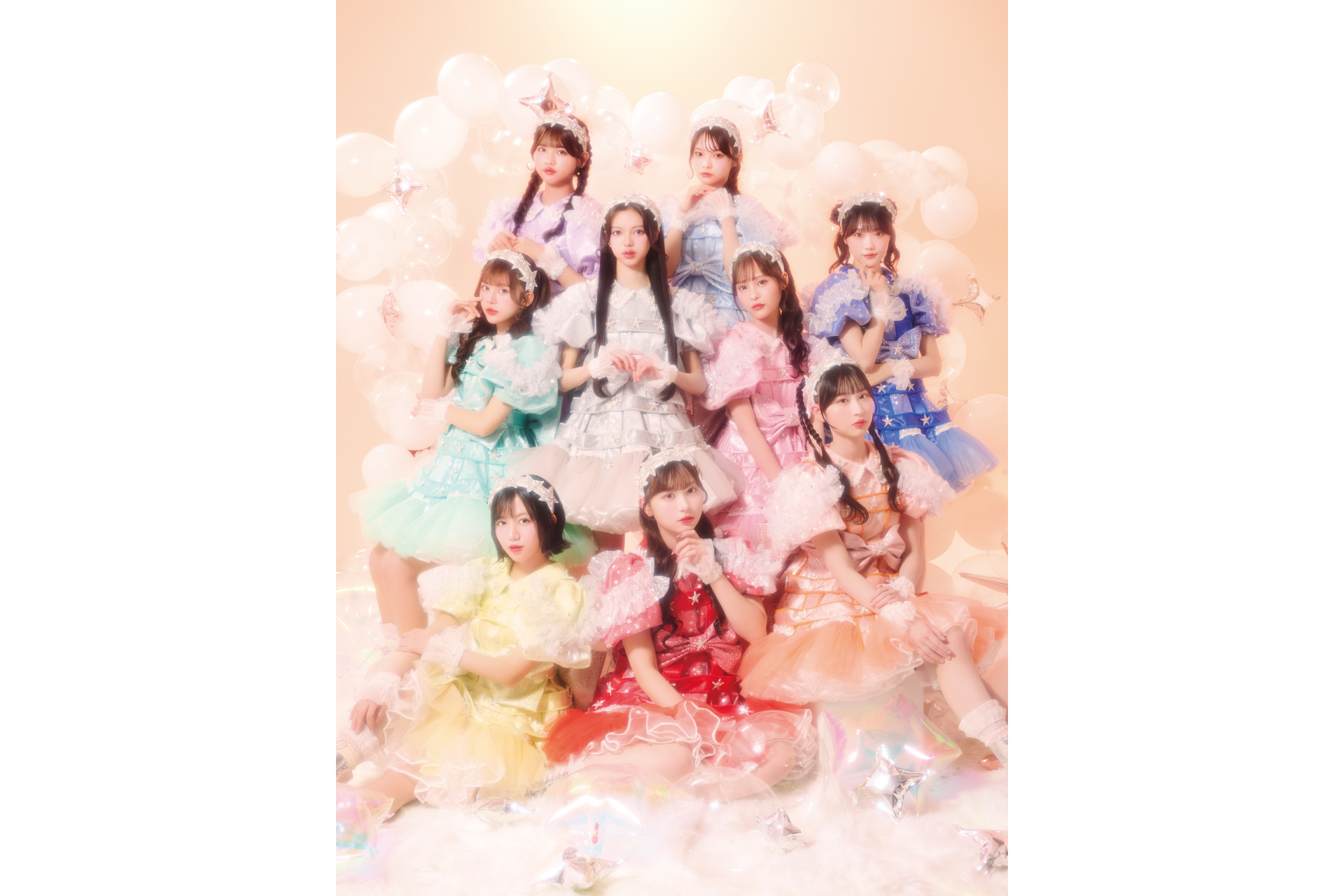 脱退発表前のMORE STAR公式9人ビジュアル