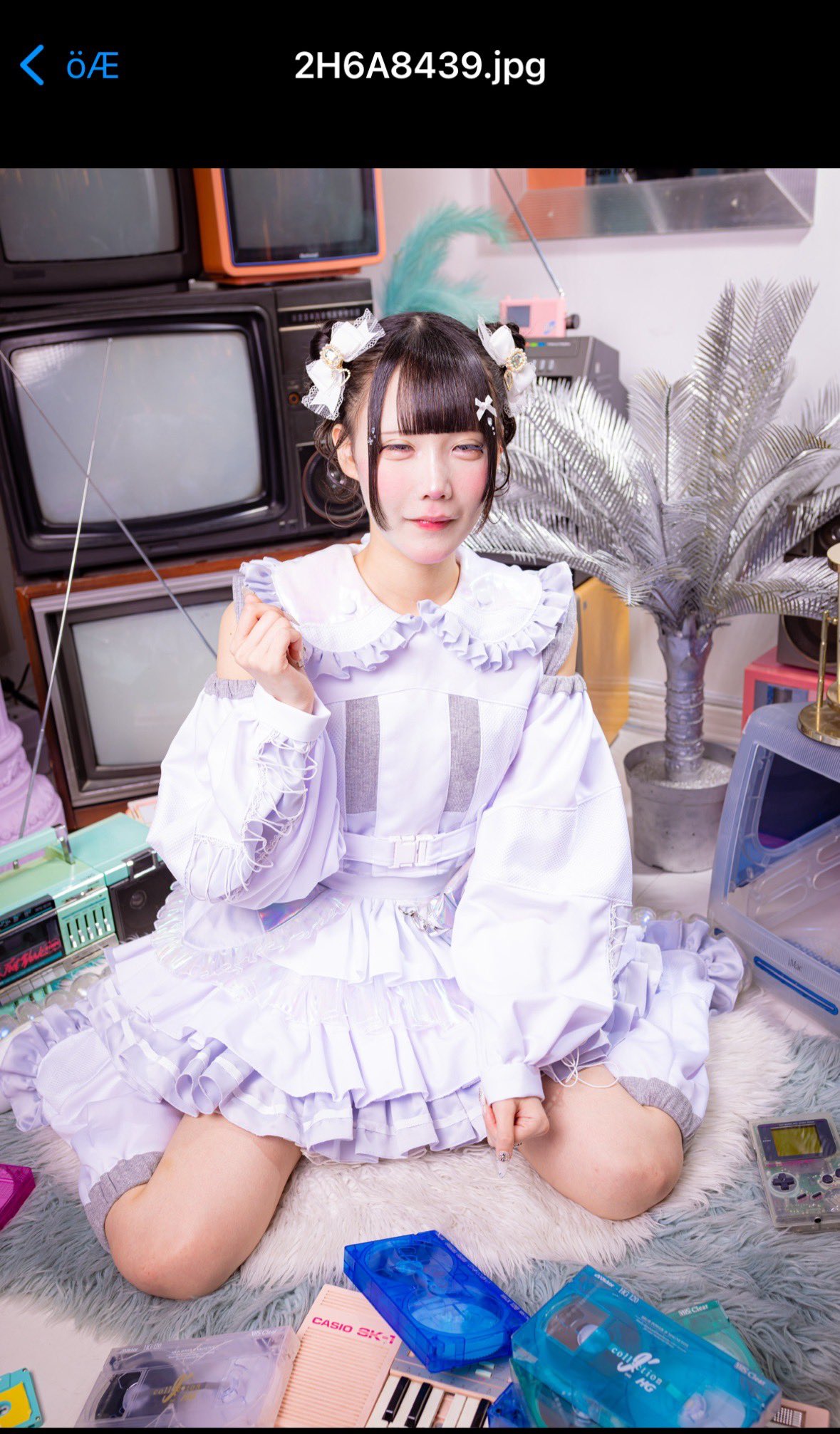 Re:んね公式Xが羽雪りおとの連絡不能を知らせた投稿に添付した本人写真