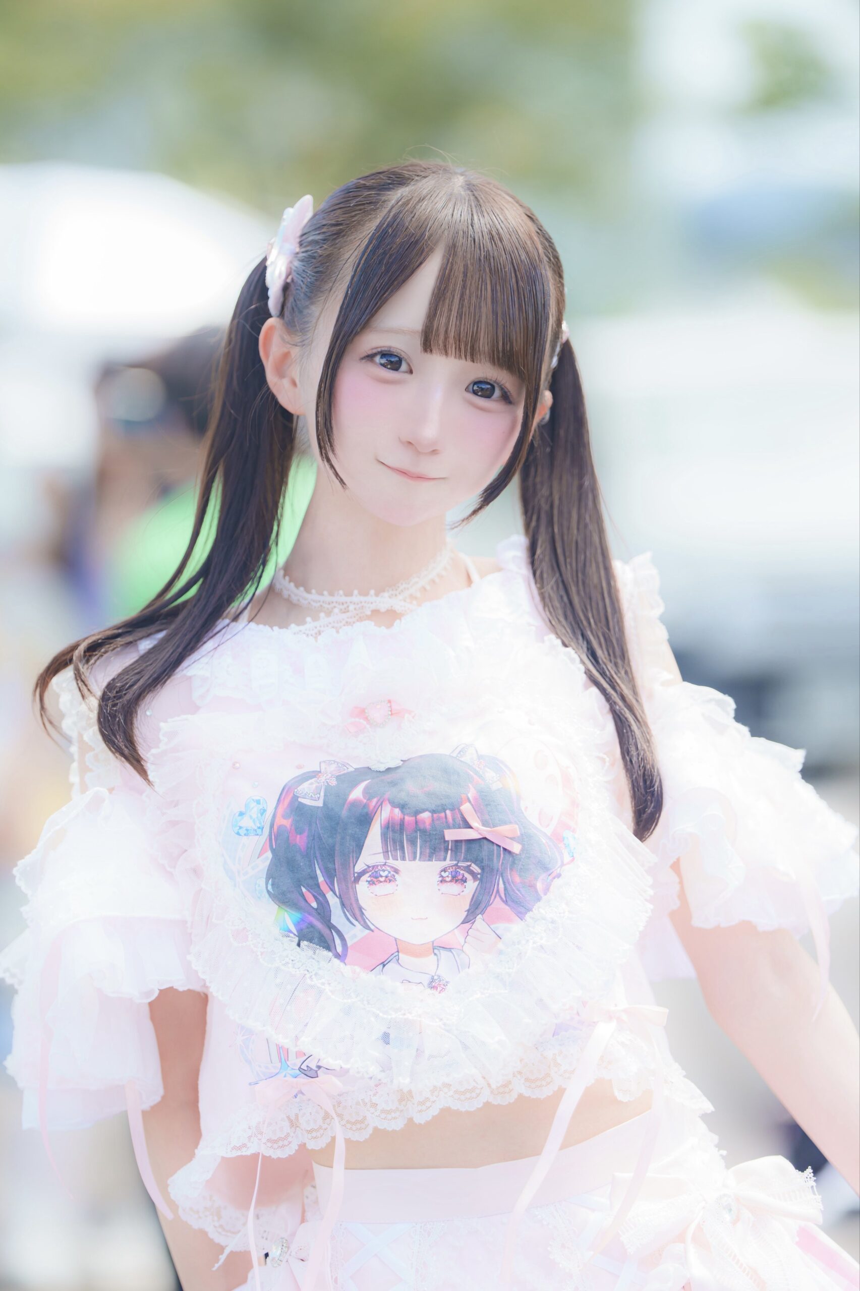 白い衣装を着たラストシーン宮瀬うゆの公式写真